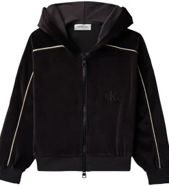 Børn Calvin Klein Cardigan - Velour - Sort