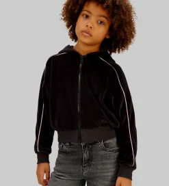 Børn Calvin Klein Cardigan - Velour - Sort