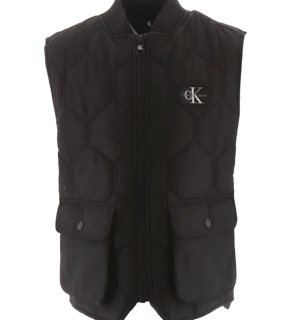 Børn Calvin Klein Dynevest - Quilted - Sort
