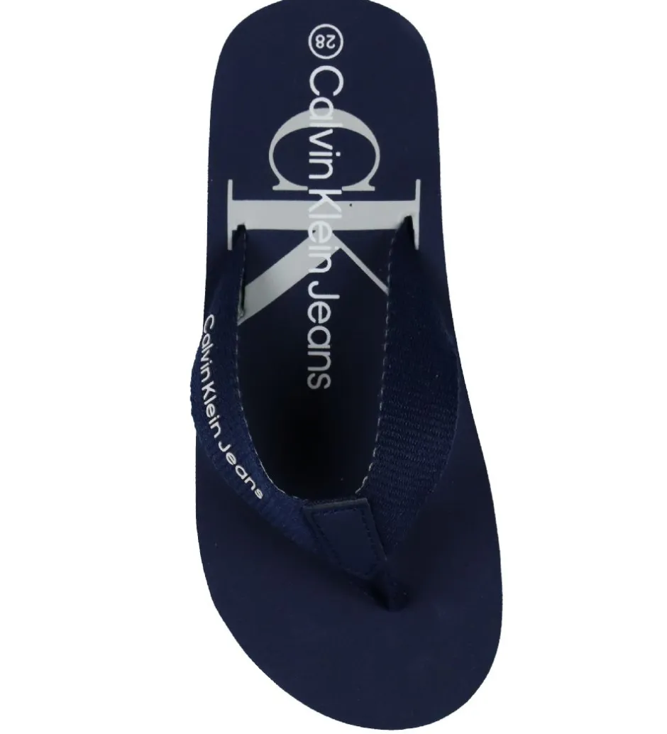 Klipklappere*Calvin Klein Klipklapper - Logo Print - Blå