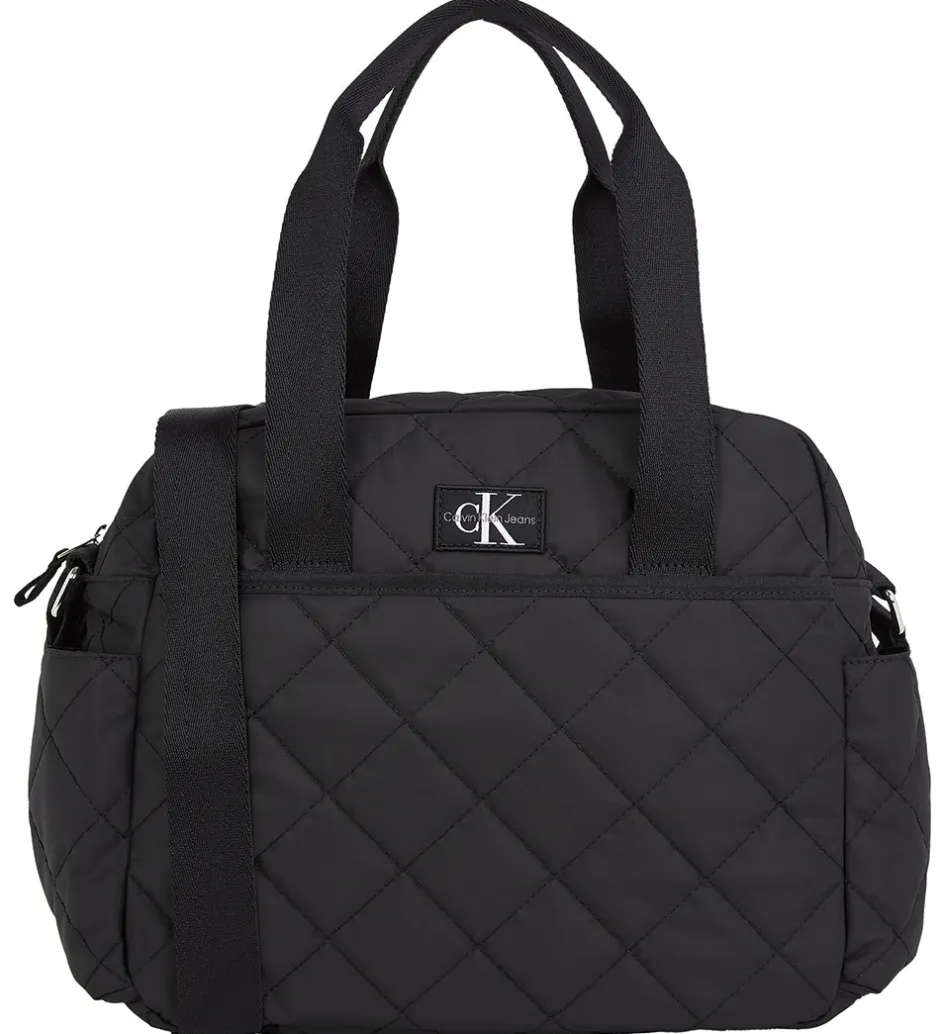 Pusletid|Pusletasker*Calvin Klein Pusletaske - Quiltet - Ck Black