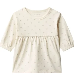 Børn Calvin Klein Sæt - Kjole/Bloomers - Monologo White