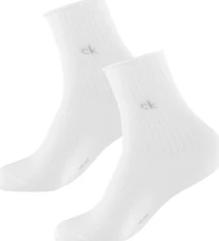 Strømper|Basis*Calvin Klein Strømper - 2-pak - Hvid