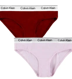 Børn Calvin Klein Trusser - 2-pak - Light Lilac/Raspberry Chocolate