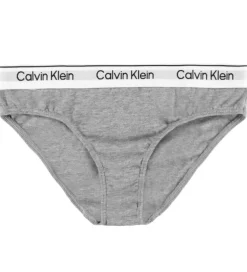 Børn Calvin Klein Trusser - 2-pak - Silver eony/Gråmeleret