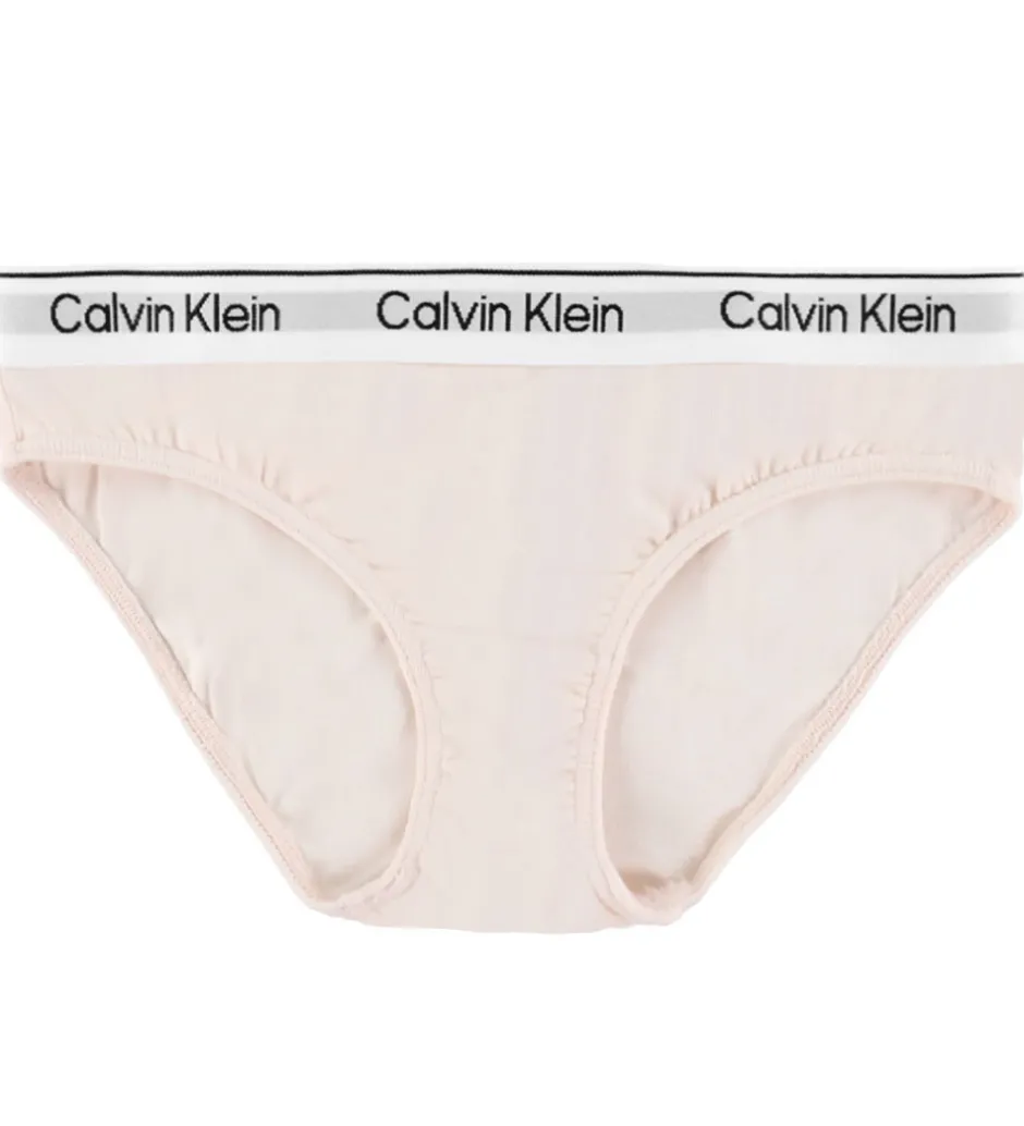 Børn Calvin Klein Trusser - 2-pak - Silver eony/Gråmeleret