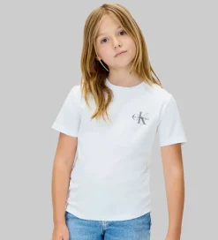 Børn Calvin Klein T-shirt - Monologo - Bright White