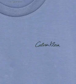 T-Shirts*Calvin Klein T-shirt - Polaroid - Satin Blue