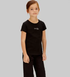 Børn Calvin Klein T-shirt - Signature - CK Black