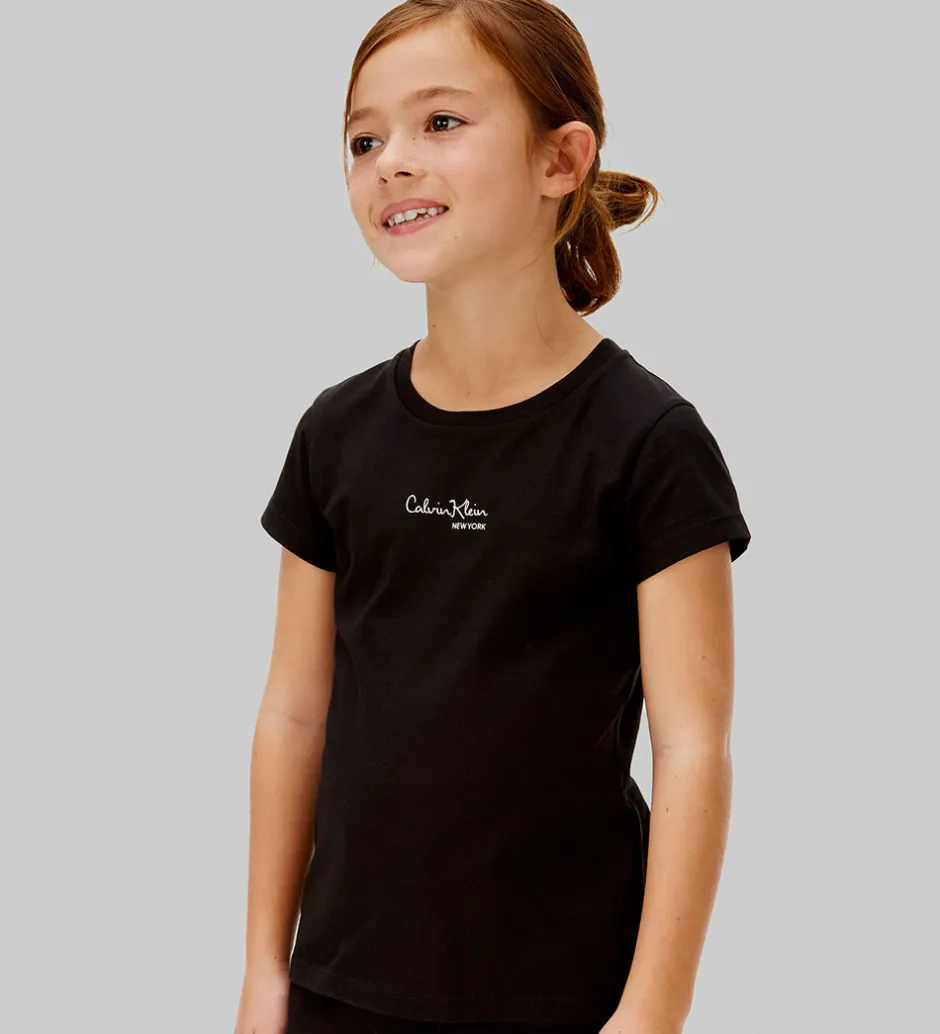 Børn Calvin Klein T-shirt - Signature - CK Black