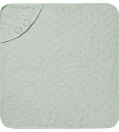 Babyhåndklæde- Og Poncho*Cam Cam Babyhåndklæde - 80x80 cm - Dusty Green m. Ører