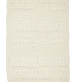 Cam Cam Babytæppe - Strik - Pointelle - Off White