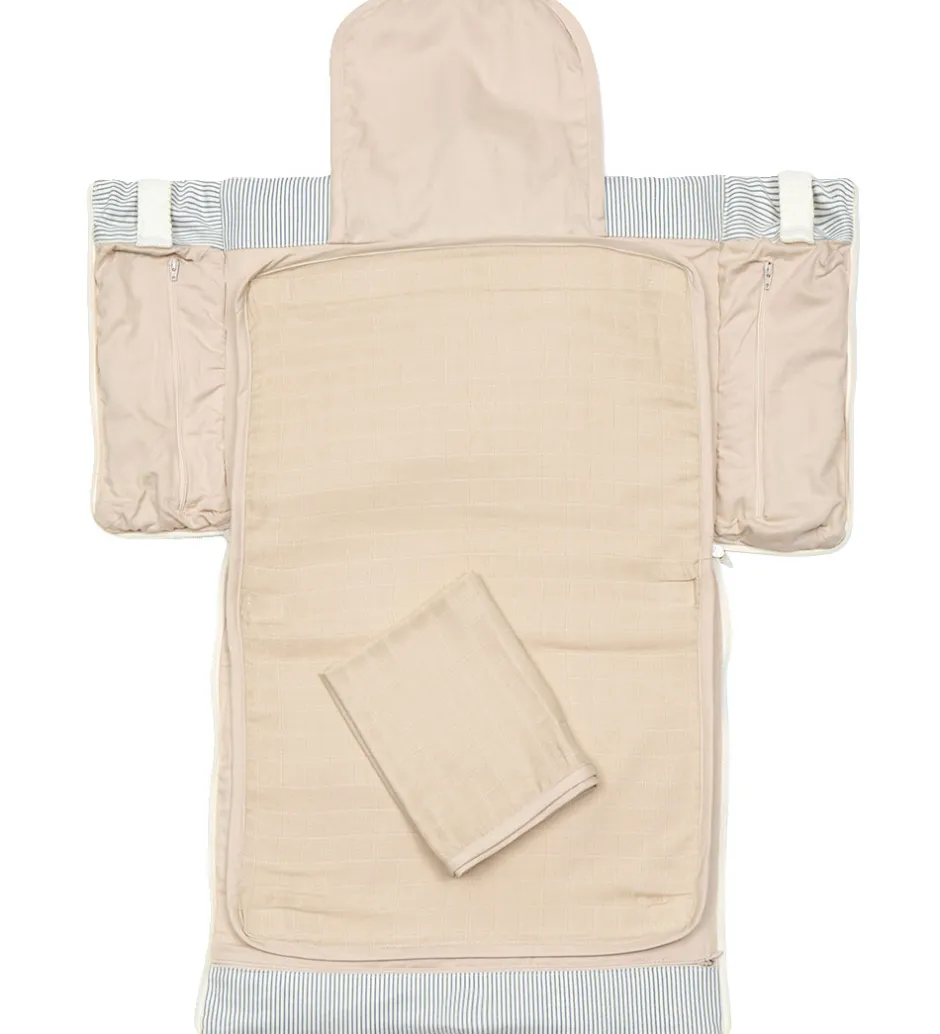 Pusletid|Pusletasker*Cam Cam Pusletaske - Fold-Out - Classic Stripes Blue