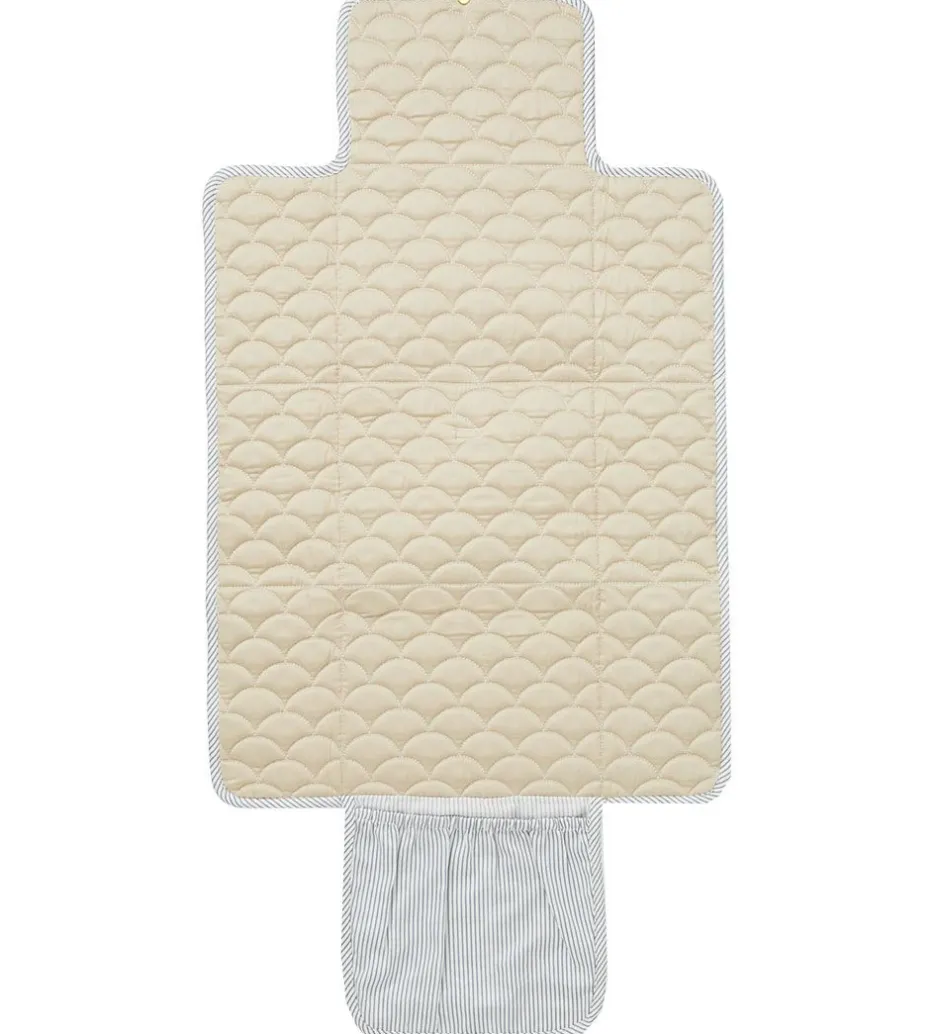 Cam Cam Pusleunderlag - Quilted - 70x44 cm - Classic Stripes Blu