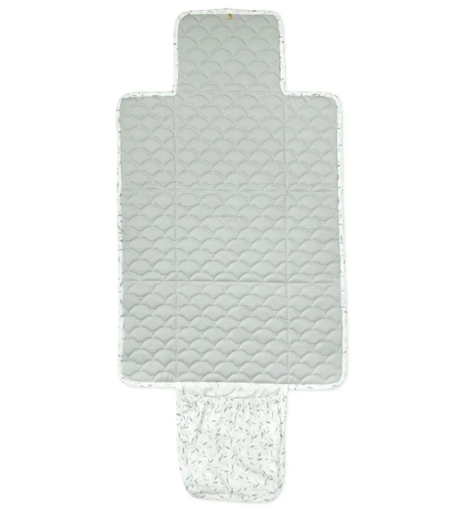 Cam Cam Pusleunderlag - Quilted - Green Leaves
