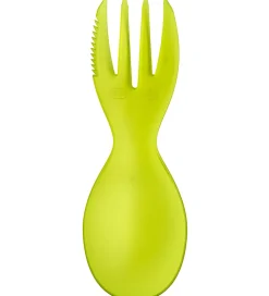 Børn Carl Oscar Bestik - CUTElery - Lime Transparent
