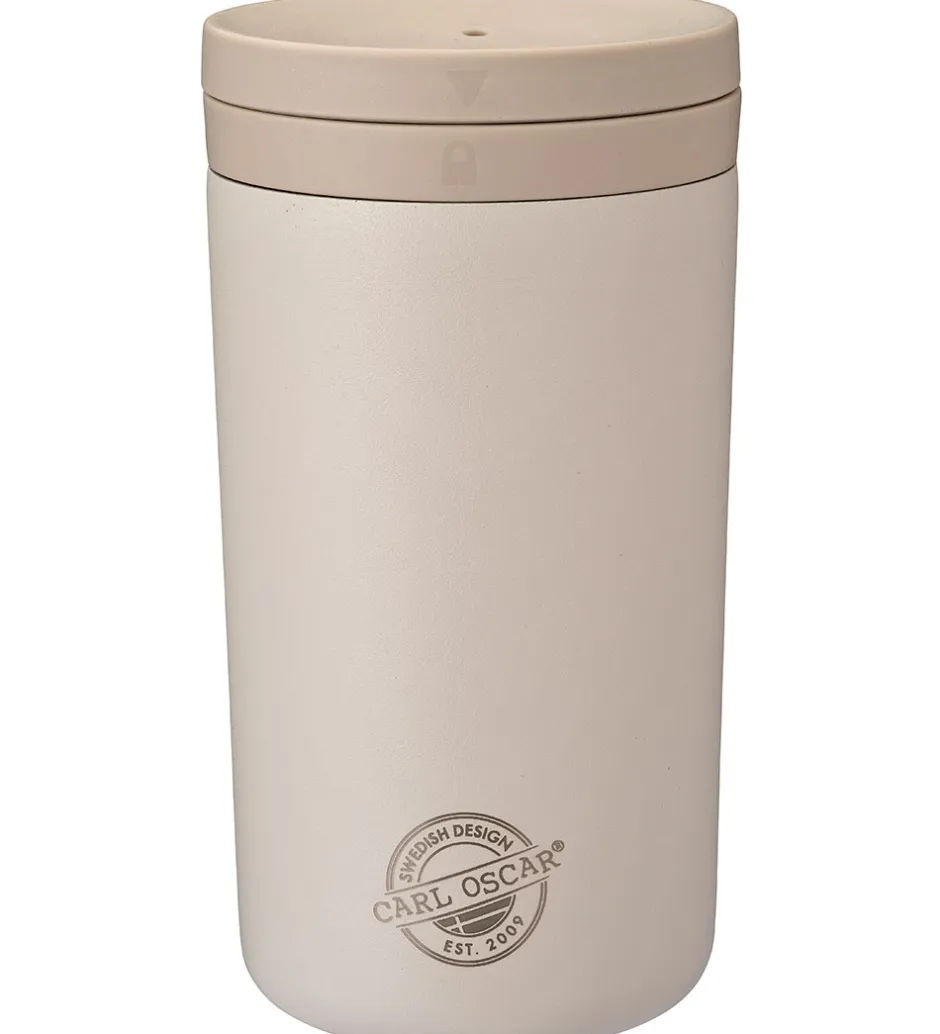 Termoflasker|Kop Og Tudekop*Carl Oscar Termokop - Tempcup - 400 ml - Greige