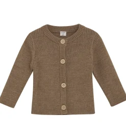 Striktrøjer*CeLaVi Cardigan - Uld - Cocoa Creme
