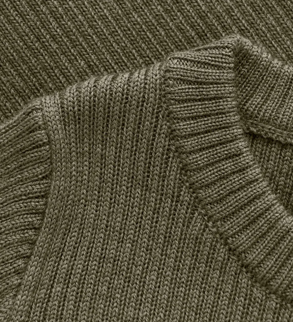 Striktrøjer*CeLaVi Cardigan - Uld - Dusky Green
