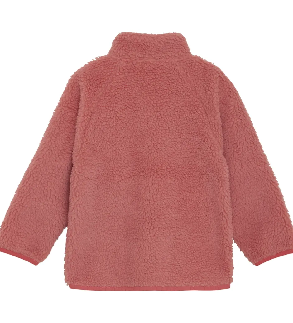 Fleece*CeLaVi Fleecejakke - Teddy - Brick Dust