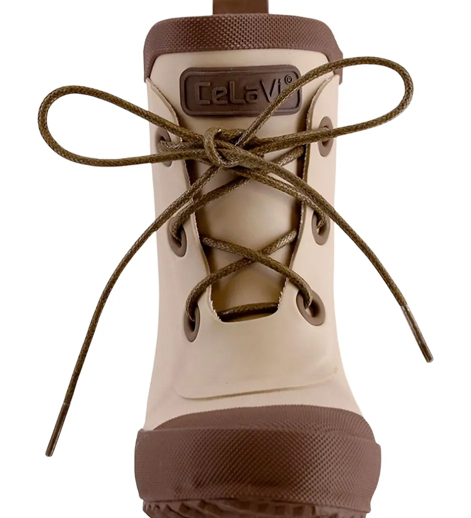 Gummistøvler*CeLaVi Gummistøvler m. For - Wellies - White Pepper