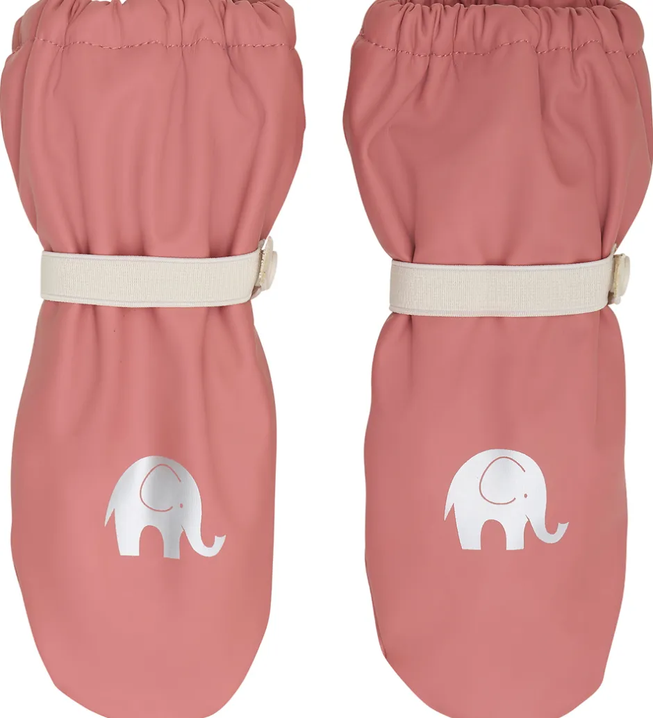 Handsker Og Luffer*CeLaVi Luffer m. Fleece - PU - Brick Dust
