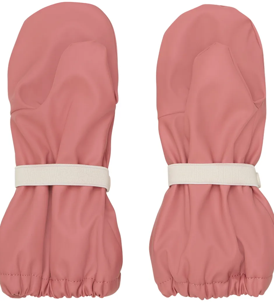 Handsker Og Luffer*CeLaVi Luffer m. Fleece - PU - Brick Dust