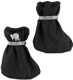 Overtrækssko*CeLaVi Overtrækssko m. Fleece - PU - Sort