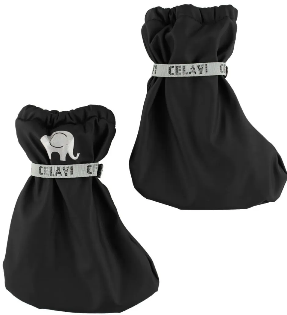 Overtrækssko*CeLaVi Overtrækssko m. Fleece - PU - Sort