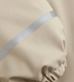 Regntøj*CeLaVi Regndragt m. Fleece - PU - White Pepper