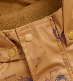Regntøj*CeLaVi Regntøj m. Seler/Fleece - Recycle PU - Apple Cinnamon m.