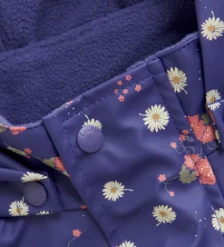 Regntøj*CeLaVi Regntøj m. Seler/Fleece - Recycle PU - Skipper Blue m. Pr