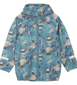 Børn CeLaVi Softshelljakke - Blue Heaven m. Print