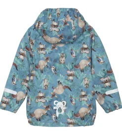 Børn CeLaVi Softshelljakke - Blue Heaven m. Print