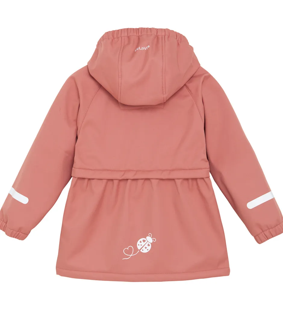 Softshell*CeLaVi Softshelljakke - Brick Dust
