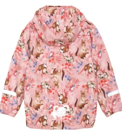 Softshell*CeLaVi Softshelljakke - Peach Blossom m. Print