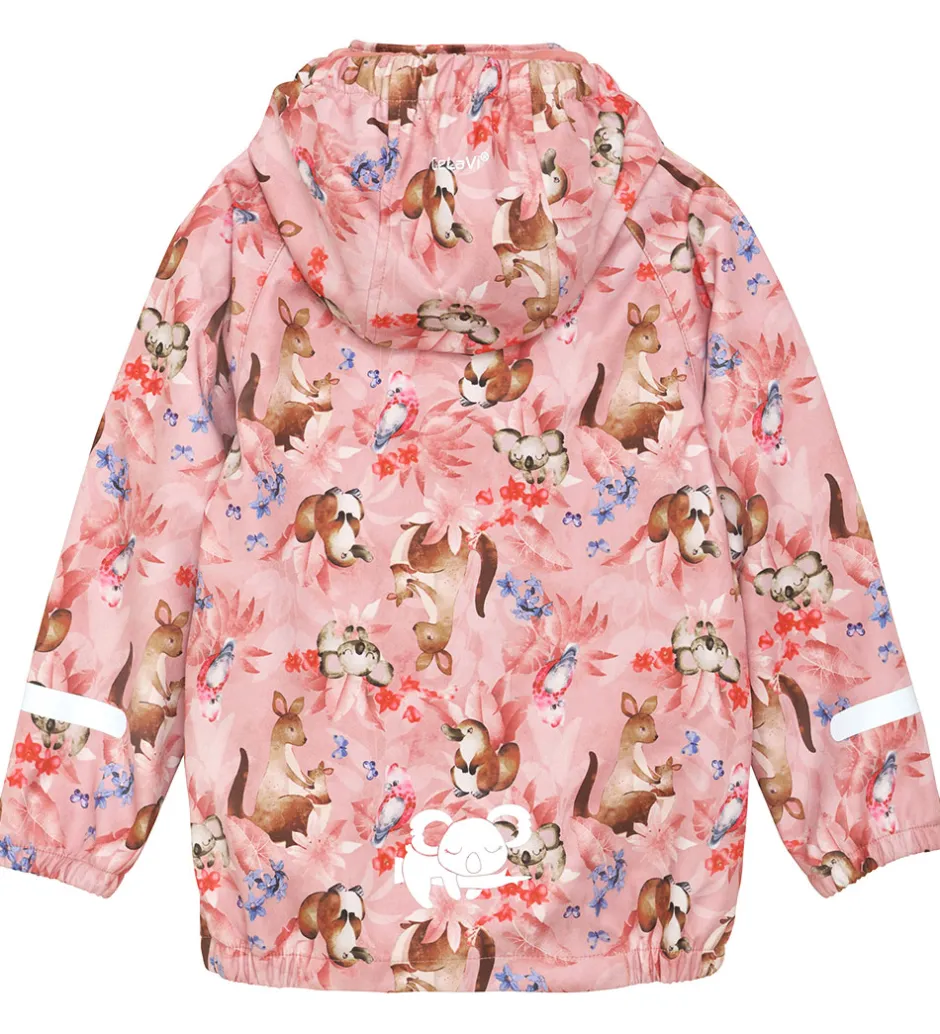 Softshell*CeLaVi Softshelljakke - Peach Blossom m. Print