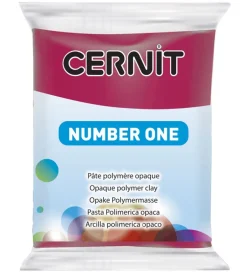 Modellervoks*Cernit Polymer Ler - Number One - Bordeaux