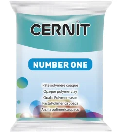 Modellervoks*Cernit Polymer Ler - Number One - Turkis