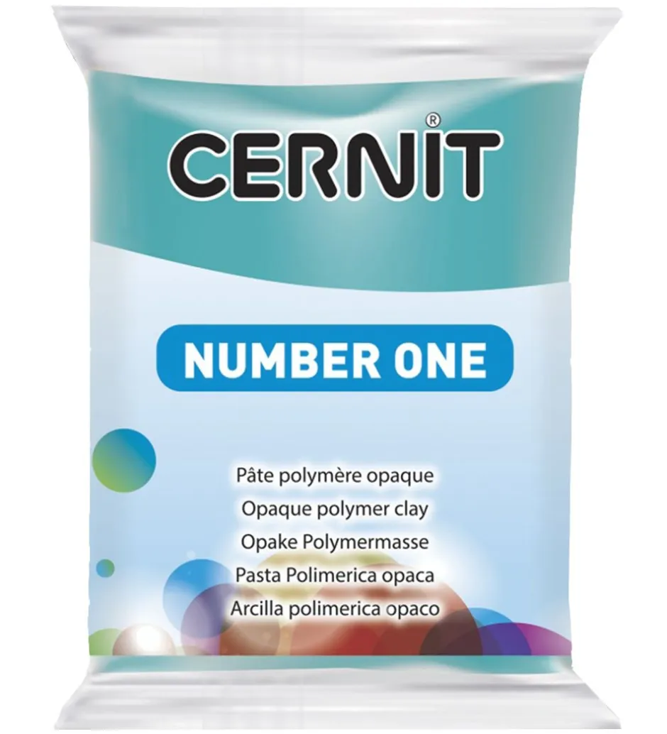 Modellervoks*Cernit Polymer Ler - Number One - Turkis