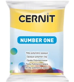 Modellervoks*Cernit Polymer Ler - Number One - Gul