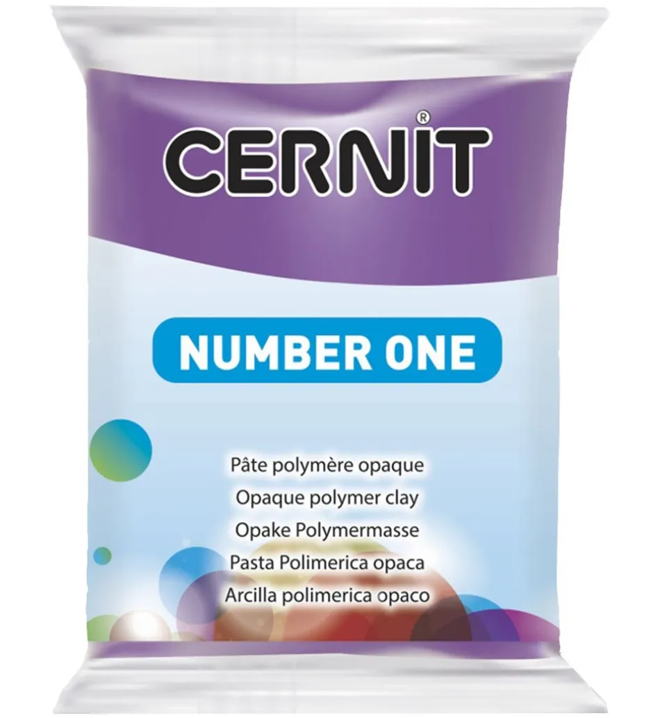 Modellervoks*Cernit Polymer Ler - Number One - Violet