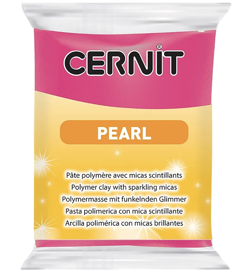 Modellervoks*Cernit Polymer Ler - Pearl - Magenta