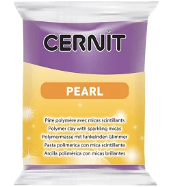 Modellervoks*Cernit Polymer Ler - Pearl - Lilla