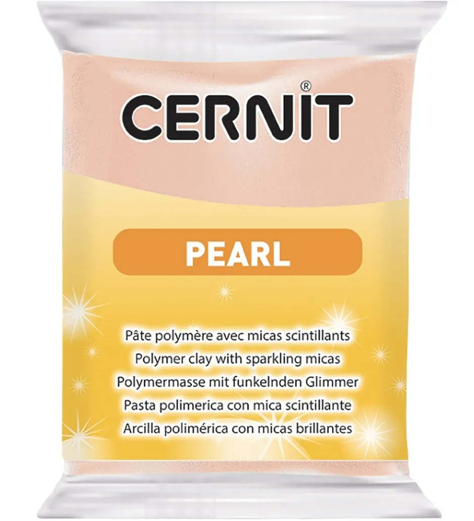 Modellervoks*Cernit Polymer Ler - Pearl - Rosa