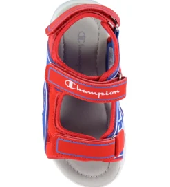 Blinkesko*Champion Sandaler m. Lys - Wave B PS - Blå/Rød
