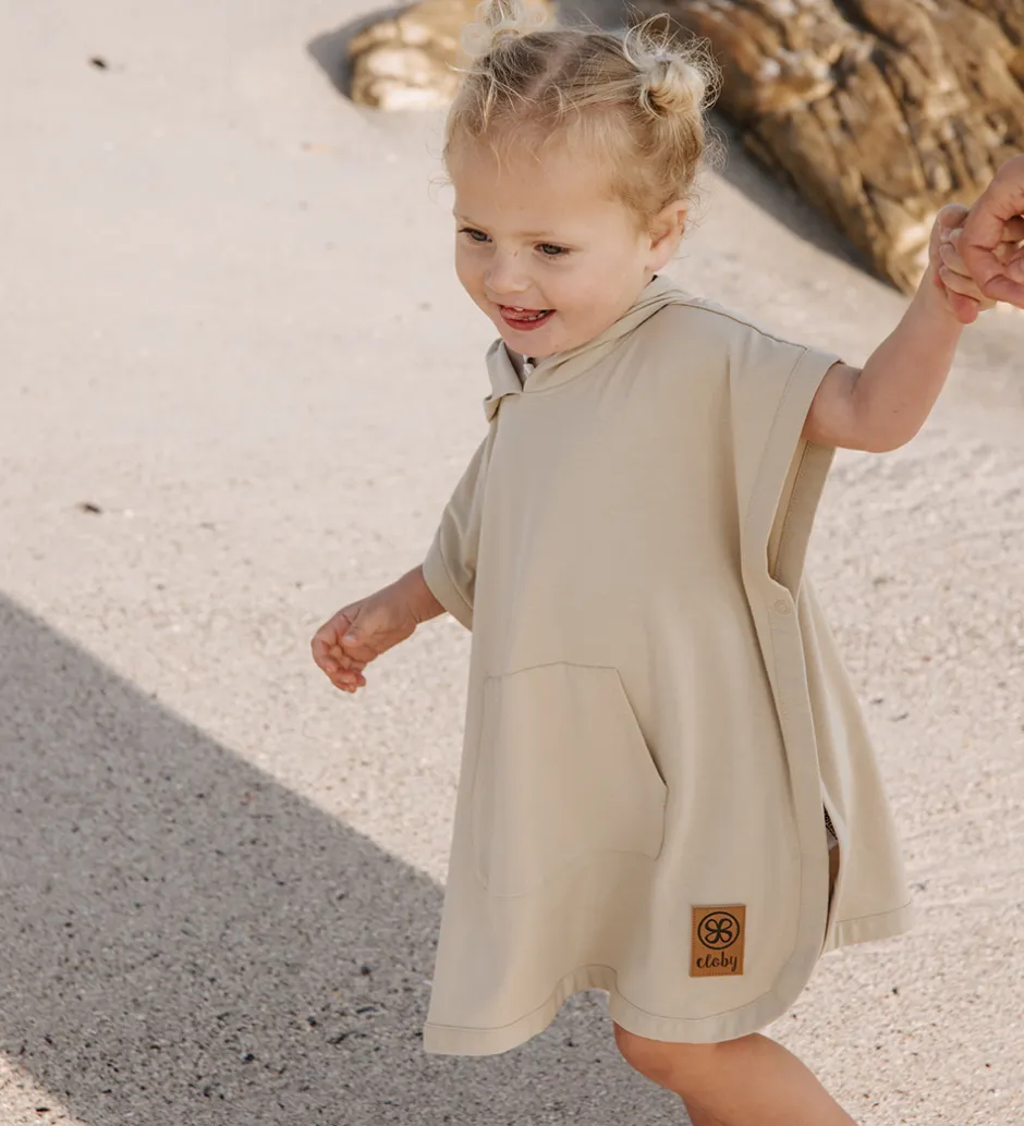 Babyhåndklæde- Og Poncho|Håndklæder*Cloby UV Poncho - UV50+ - Sandy Beach