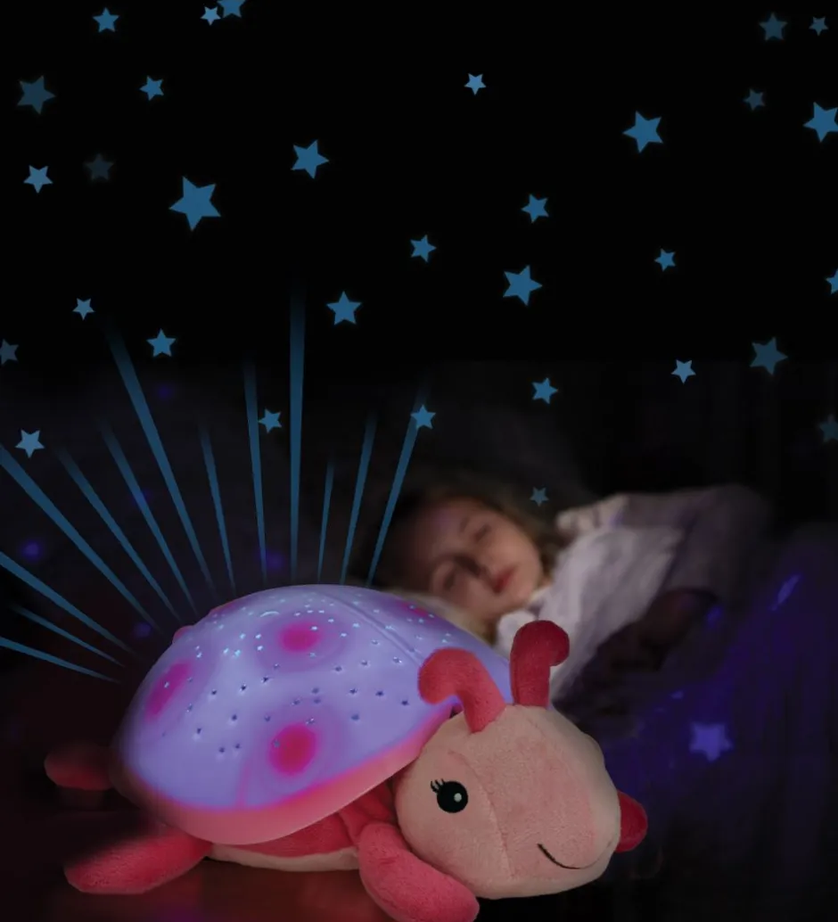 Natlamper*Cloud-B Natlampe - Twilight Ladybug - 24 cm - Rosa