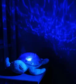Cloud-B Natlampe m. Lyd - Tranquil Turtle - Aqua - Turkis