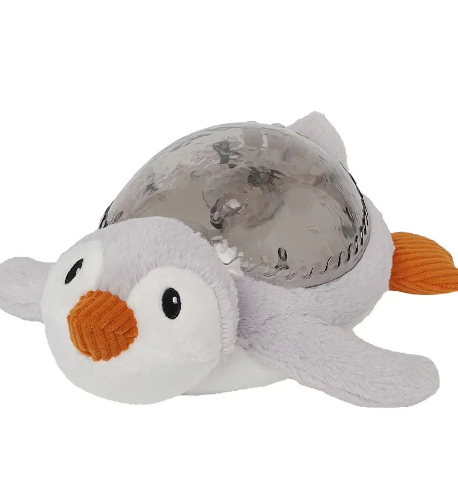 Natlamper|Lamper*Cloud-B Natlampe m. Lyd - Tranquil Penquin - 30 cm - Grå